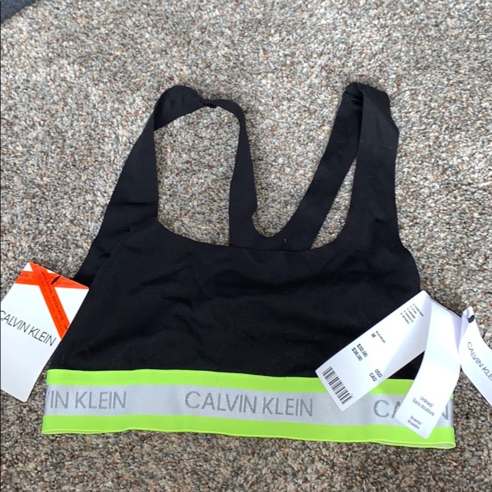 Limited edition Calvin Klein neon bra!